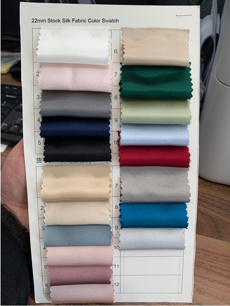 22mm silk fabric color