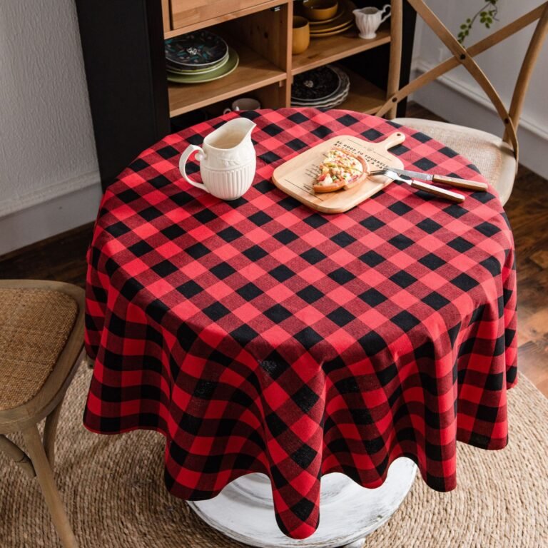 Round Shape Christmas Table Cloth