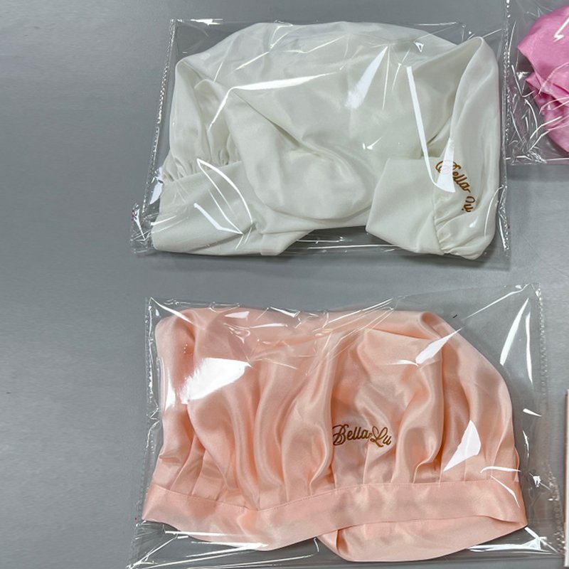 Custom Silk Bonnet with Emboridery Logo