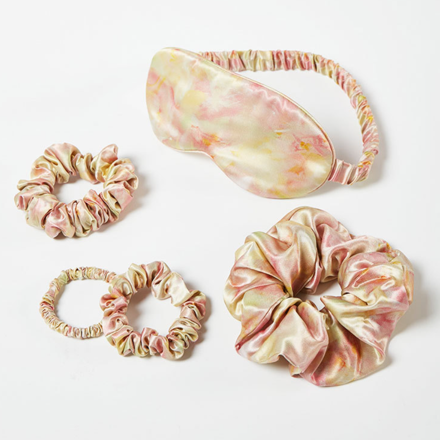 Custom Pattern Printing Silk Scrunchies