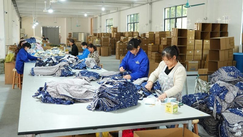 baby sleeping bag factory package process